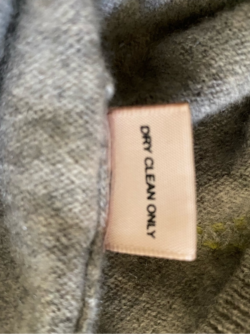 philosophy Gray Cashmere Sweater with Yellow Star Motif - Picture 6 of 6